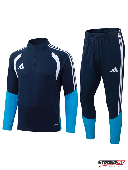 Adidas erkaklar sport kiyimi dvoyka, ikki qismli komplekt, futbol va mashg‘ulot uchun