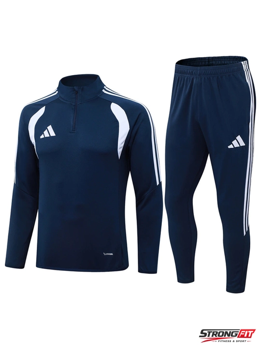 Adidas erkaklar sport kiyimi dvoyka, ikki qismli komplekt, futbol va mashg‘ulot uchun