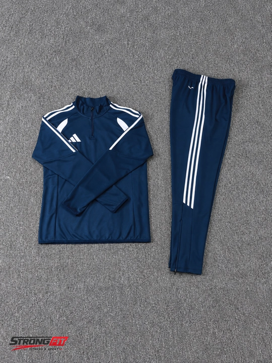 Adidas erkaklar sport kiyimi dvoyka, ikki qismli komplekt, futbol va mashg‘ulot uchun