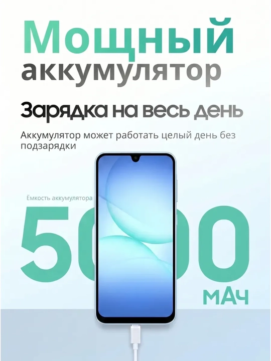 Смартфон Samsung Galaxy A17 8/256 GB Black