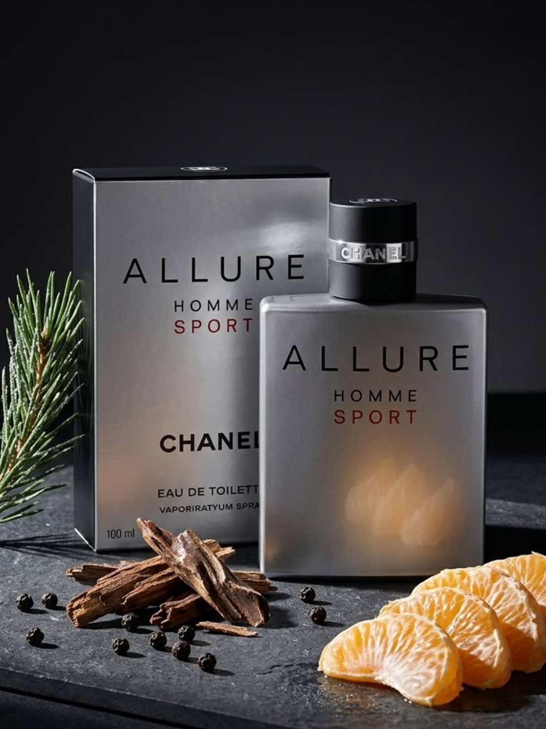 Chanel Allure Homme Sport erkaklar uchun atir suvi, yangi sitrus ifori va dekant spreyi