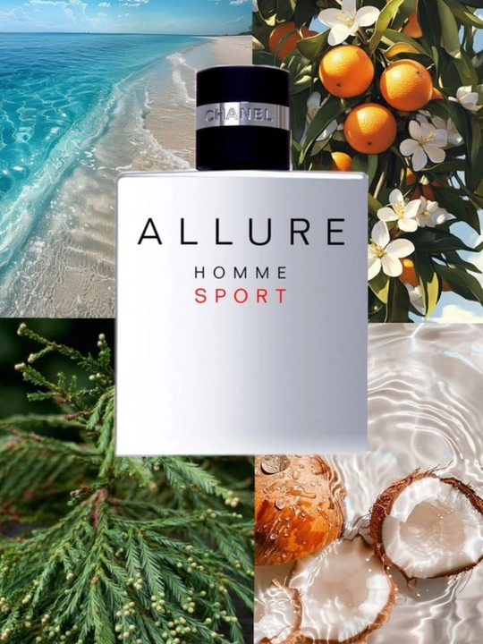 Chanel Allure Homme Sport erkaklar uchun atir suvi, yangi sitrus ifori va dekant spreyi