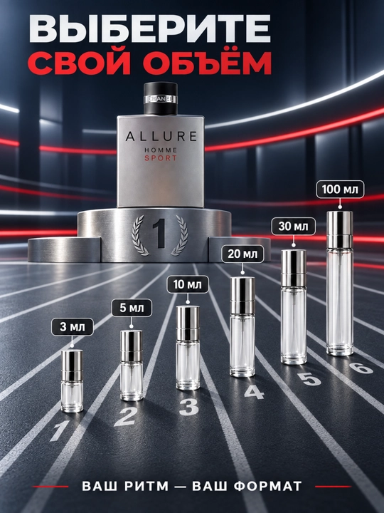 Chanel Allure Homme Sport erkaklar uchun atir suvi, yangi sitrus ifori va dekant spreyi