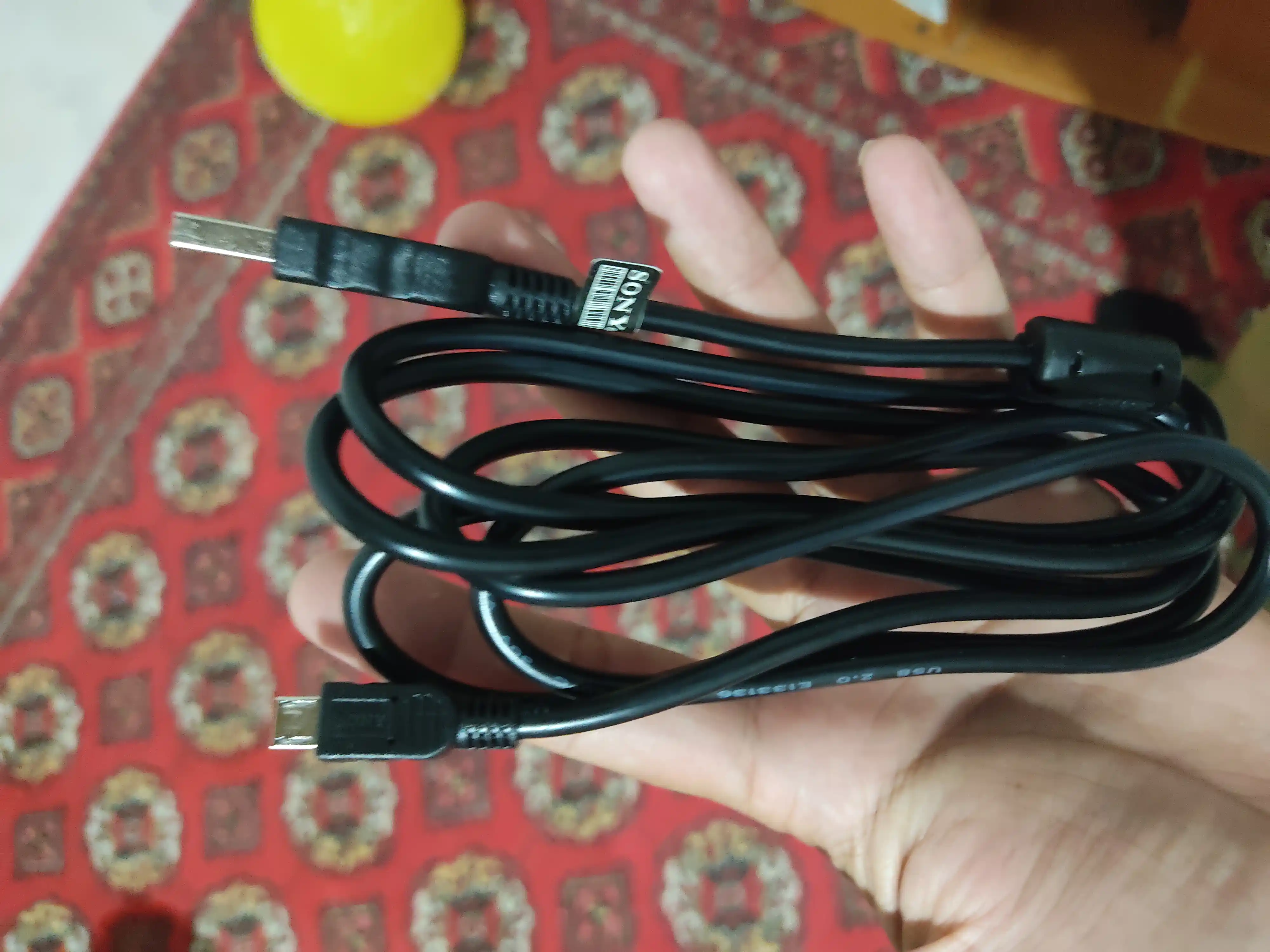PlayStation PS - PS3/PS4/PS5 joystiklarini quvvatlash kabeli, geympad quvvatlash kabeli