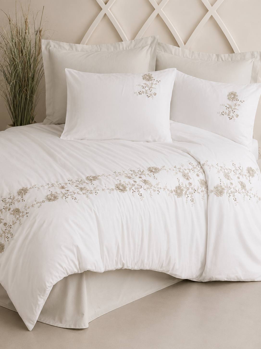 Cotton Box kashtali ikki kishilik yotoq komplekti, 100% paxta, 200×220 sm, Turkiya