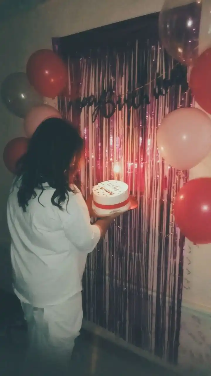 Набор для украшения дня рождения Happy Birthday с шарами и фотозоной