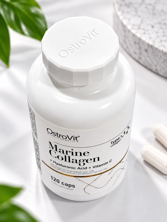 OstroVit Collagen, Marine коллаген марской 120 капсулы