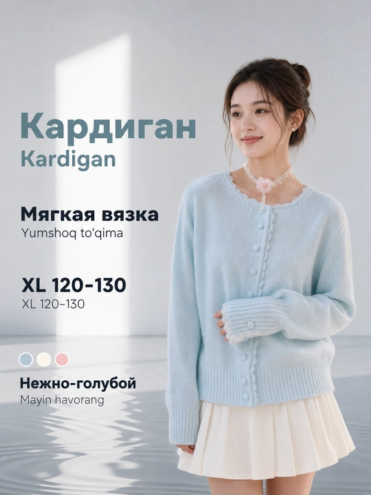 Женские кардиганы на пуговицах, универсального размера, подходящие для осени, зимы - 