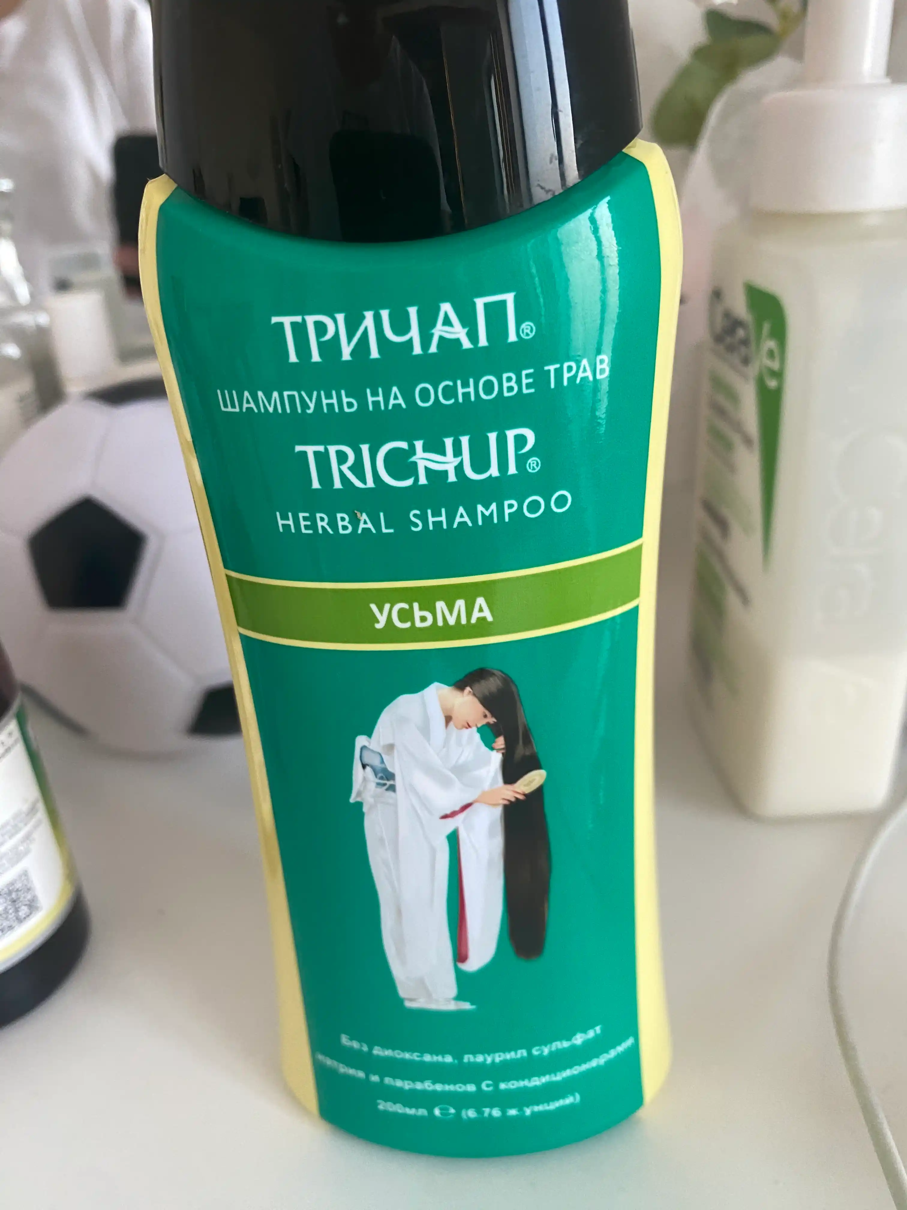 Soch uchun Trichup shampuni - o‘sish uchun, o‘tlardan: argandan, keratindan, qazg‘oq va to‘kilishga qarshi