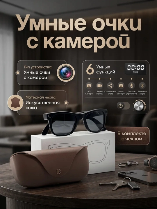 Умные очки с камерой Ray-Ban Meta gen 2, Size 50 - 