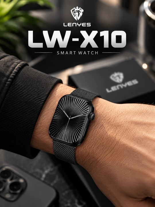 LENYES LW-X10 zamonaviy, o‘ta nozik, AMOLED 2.04," ChatGPT, imo-ishoralar bilan boshqarish - 