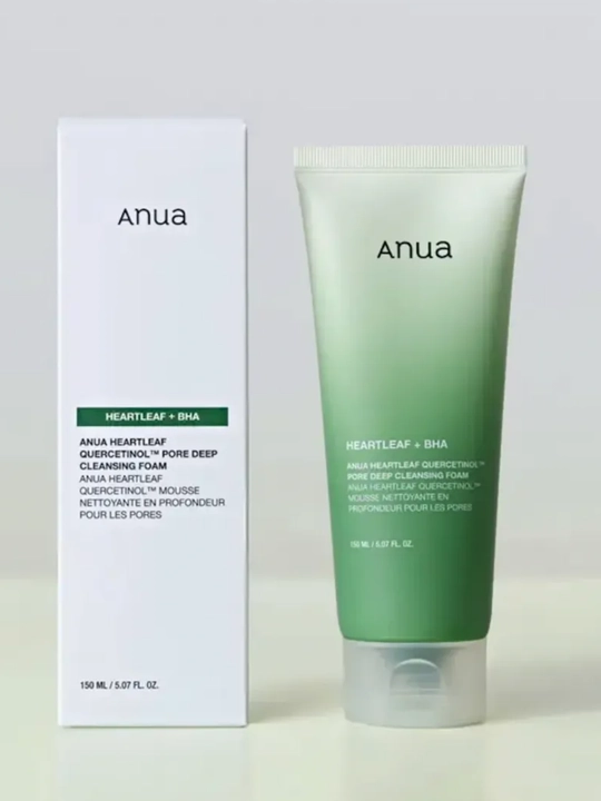 Пенка Heartleaf Quercetinol Pore Deep Cleansing Foam 150 мл