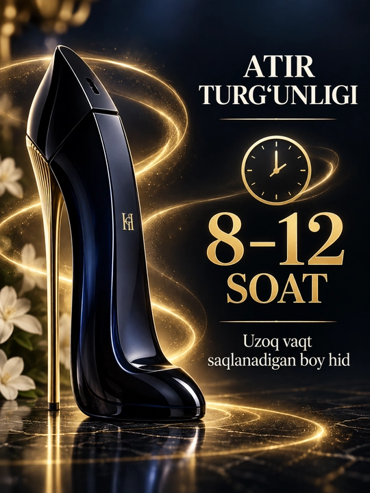 Ayollar uchun Carolina Herrera Good Girl parfyumlangan suvi, 80 ml