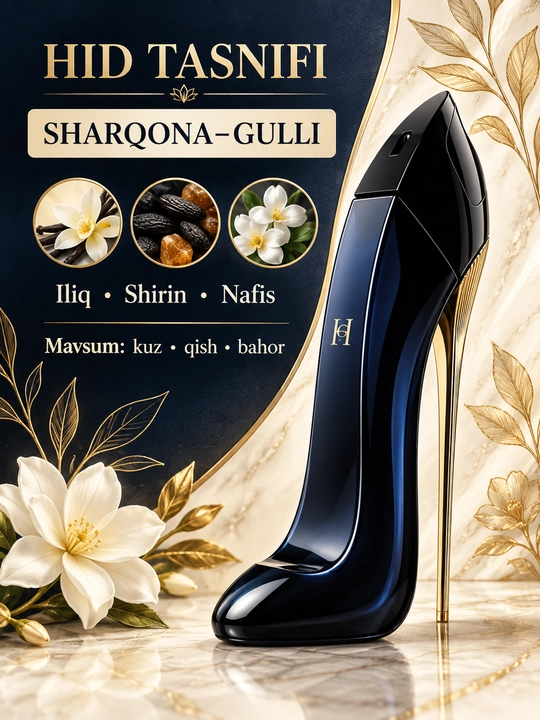 Ayollar uchun Carolina Herrera Good Girl parfyumlangan suvi, 80 ml