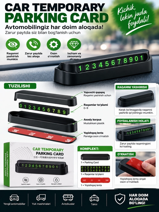 Yashirin telefon raqami avtomobil belgisi