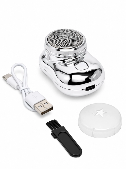 Мини-электробритва для мужчин, портативная, с USB-зарядкой - 