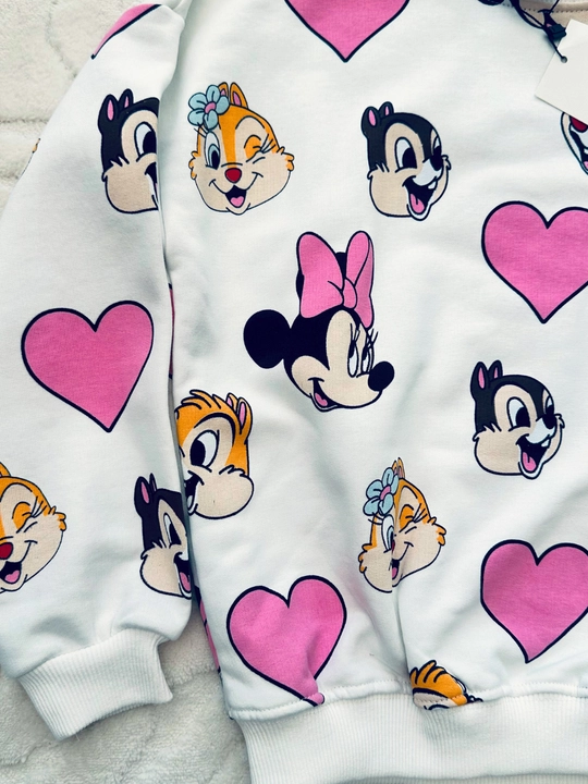 Костюм для девочек Zara Kids Disney, детский комплект свитшот и штаны, леггинсы, 6-7г