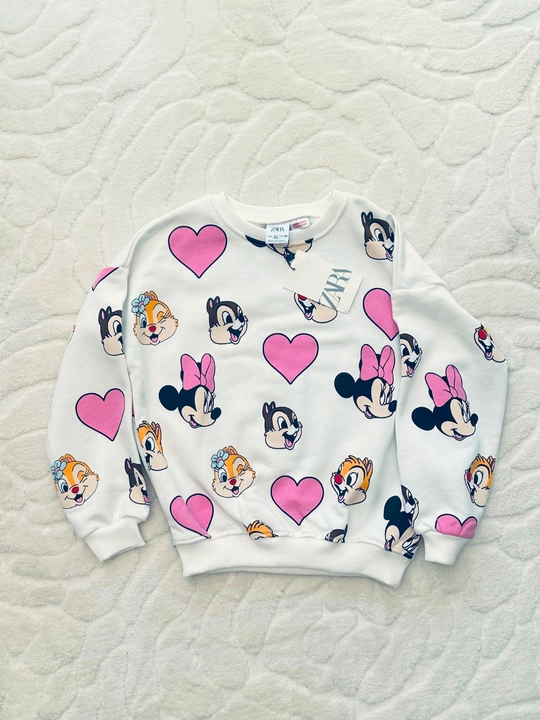 Костюм для девочек Zara Kids Disney, детский комплект свитшот и штаны, леггинсы, 6-7г
