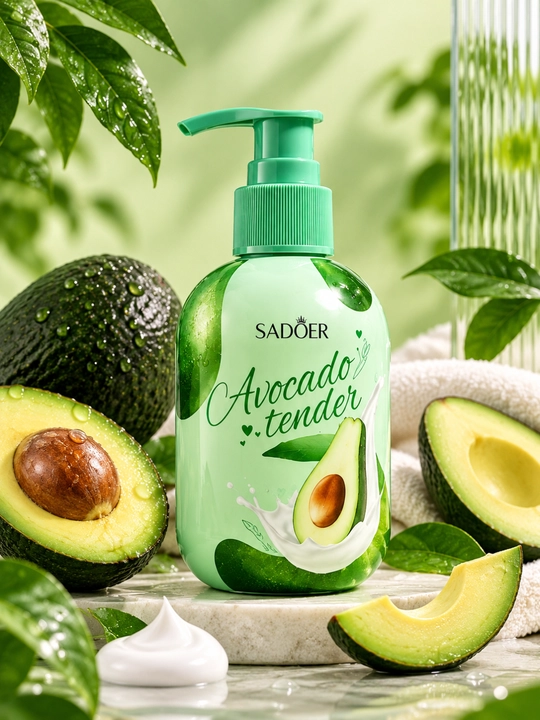 SADOER Avocado Tender лосьон для тела с авокадо, увлажняющий и смягчающий уход - 