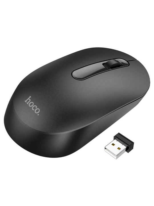 HOCO GM14 simsiz sichqonchasi, 2.4G, 1200 DPI, optik sensorli, noutbuk va kompyuter uchun