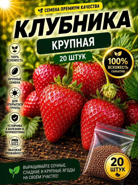 Семена ягод, Смородина, Голубика, Пикаранта, Эжевика, Малина, Клубника, Баярышник, Барбарис - 