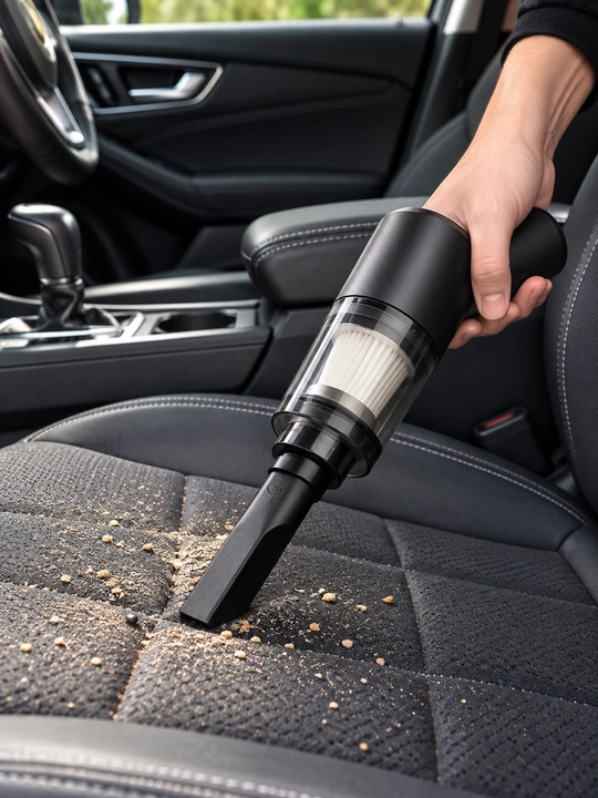 Портативный беспроводной мини-пылесос для автомобиля, с USB-зарядкой - 