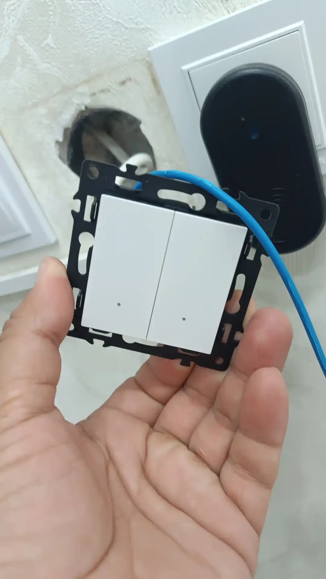 Aqlli uy uchun aqlli Wi-Fi chiroq o‘chirgichi, qizdirilgan oyna paneli, ovozli boshqaruv
