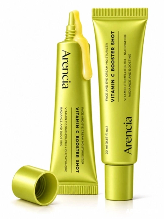 Arencia Vitamin C Booster yuz va ko‘z atrofi uchun namlovchi yorqinlashtiruvchi krem, 30 ml