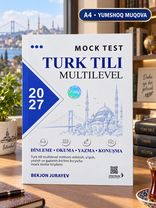 Turk tili Multilevel 2027 — imtihon uchun mock testlar, BEKJON JURAYEV - 