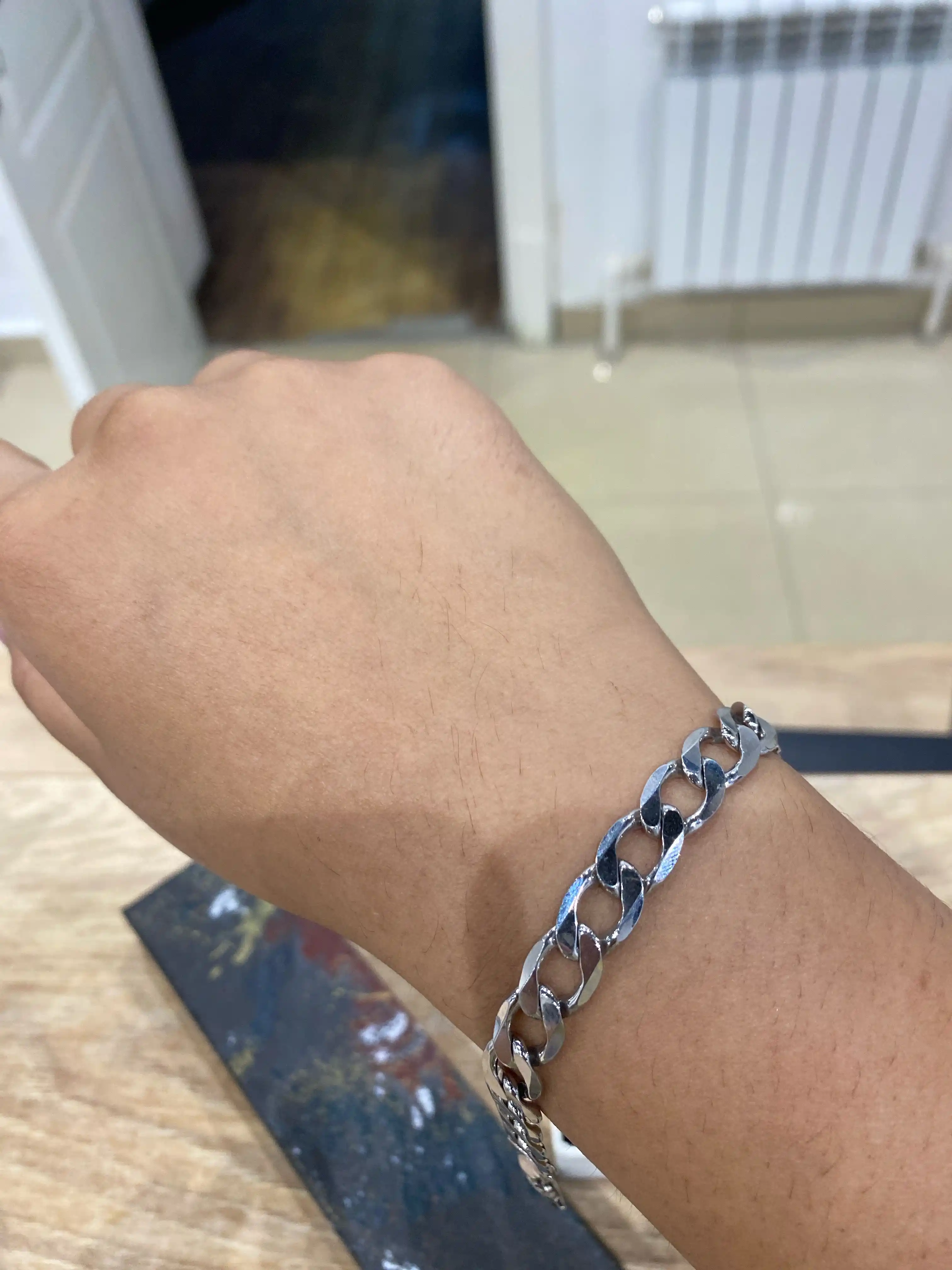 Erkaklar uchun 925 probali kumush bilaguzuk – Sumayya Silver
