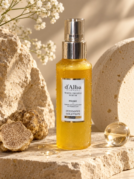 D’Alba White Truffle Prime — oq trufelli yuz uchun namlantiruvchi serum