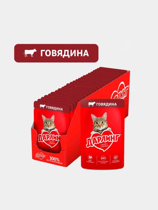 Darling mol go‘shtidan sousli nam ozuqa, 75 g - 