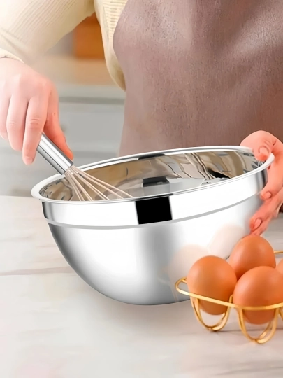 Миска для салата, из нержавеющей стали, салатница, 4 шт