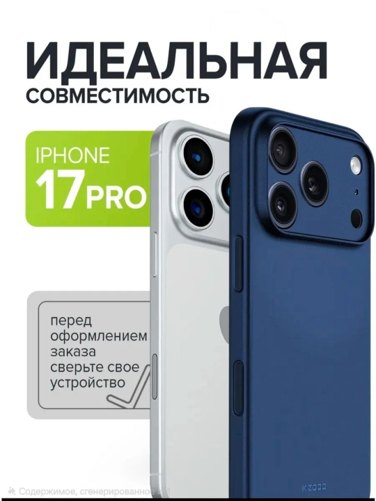 IPhone 16 Pro Max, 15 Pro K-Doo uchun o‘ta yupqa g‘ilof