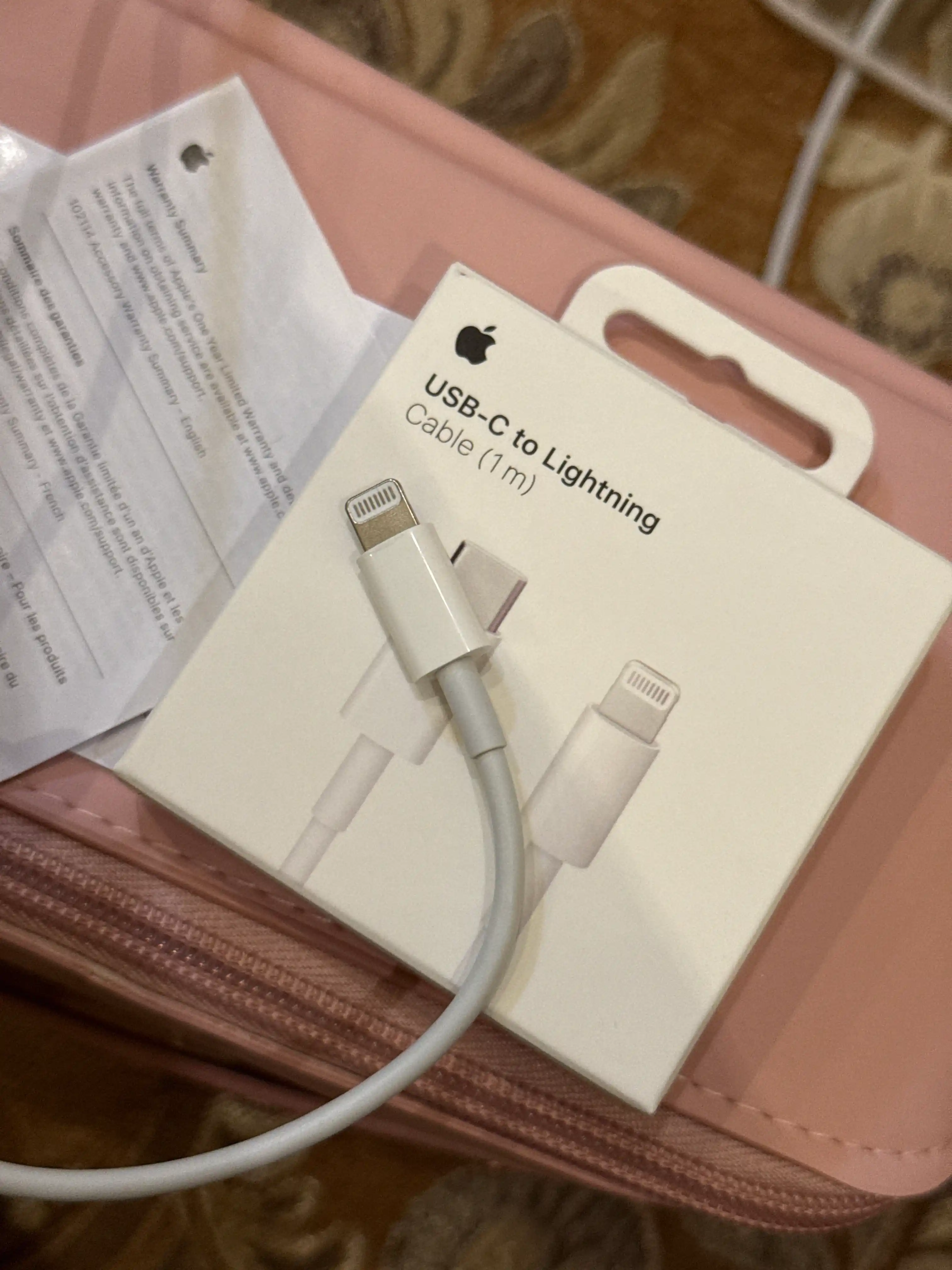 Apple USB-C- Type-C / Lightning kabeli 60W / 240W, 1 m / 2 m, iPhone, iPad, MacBook, uchun