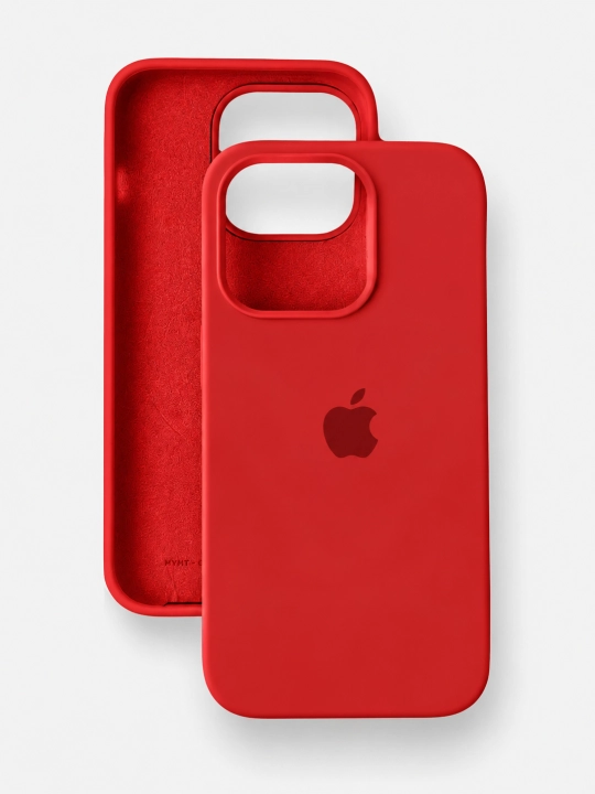 IPhone silikon, barxatli chexol — 11/12/13/14/15/16/17/18 Pro uchun
