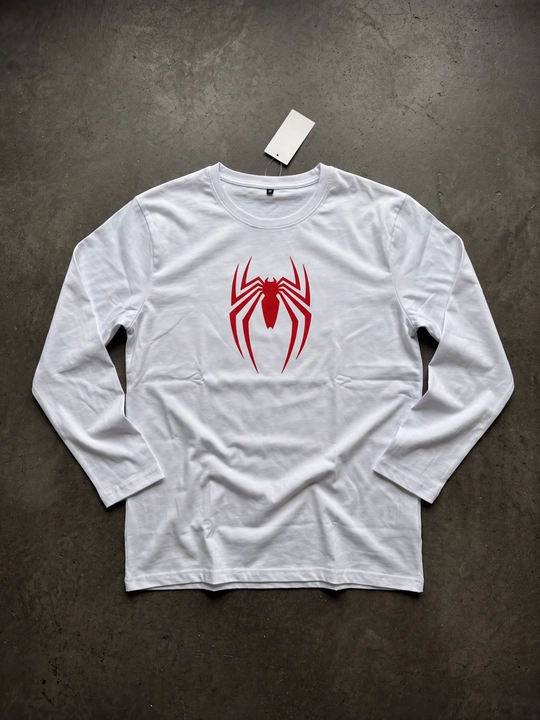 Erkaklar va ayollar uchun Spiderman Longslivi Oversize, 80% paxta, populyar dizayn - 