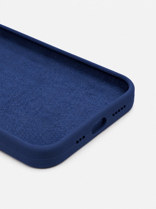 IPhone silikon, barxatli chexol — 11/12/13/14/15/16/17/18 Pro uchun
