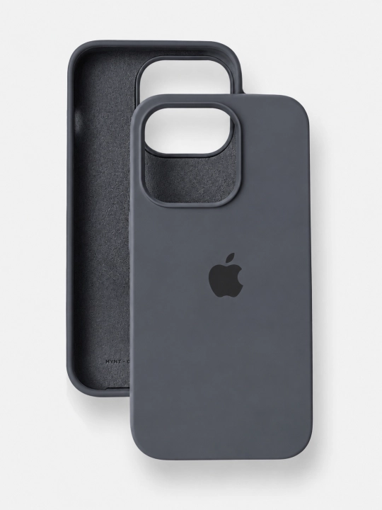IPhone silikon, barxatli chexol — 11/12/13/14/15/16/17/18 Pro uchun
