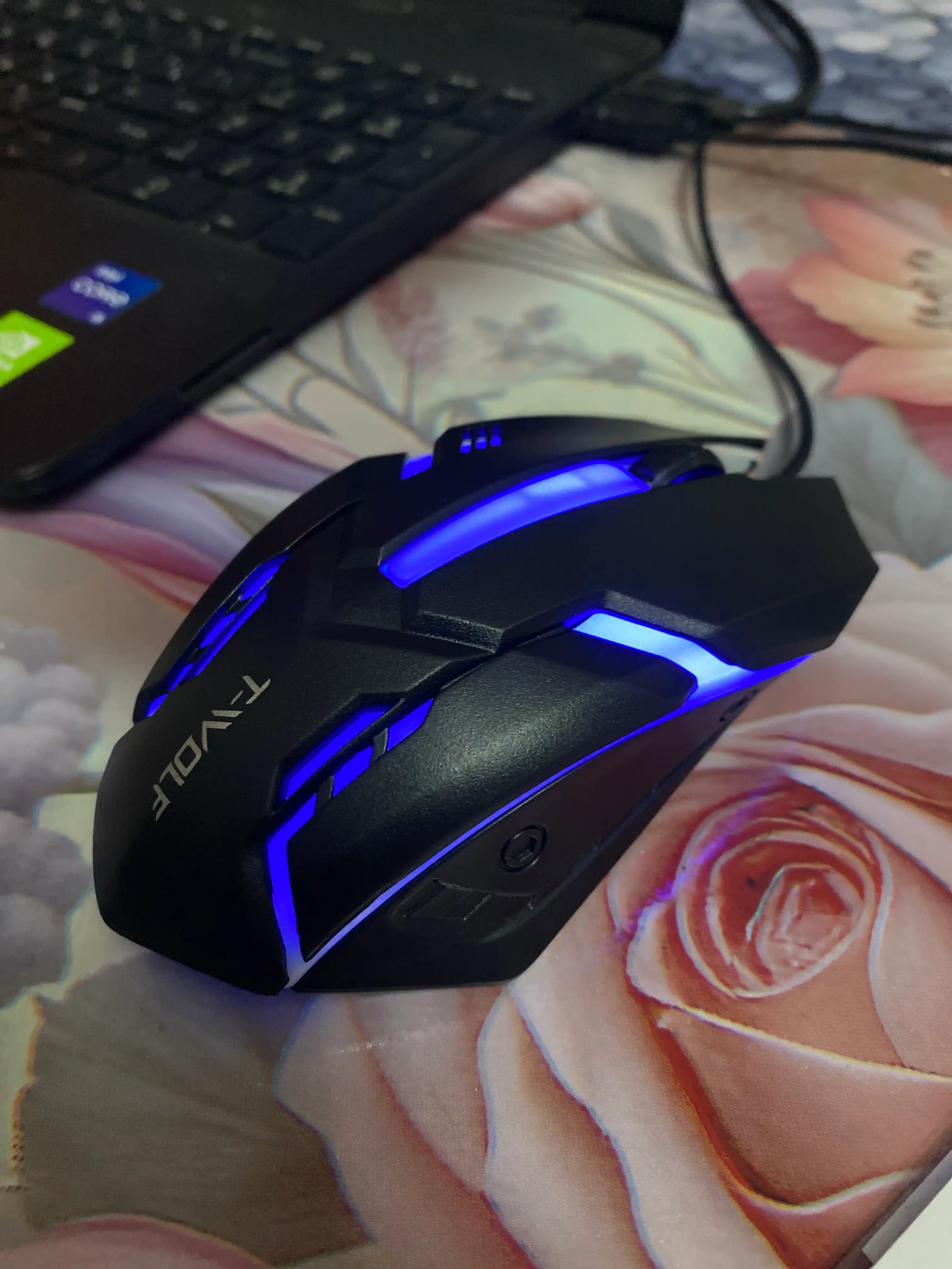 Игровая компьютерная мышь, проводная, с RGB подсветкой (для игр и офиса)
