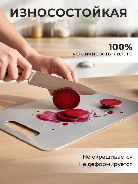 Разделочная доска из пищевой нержавеющей стали