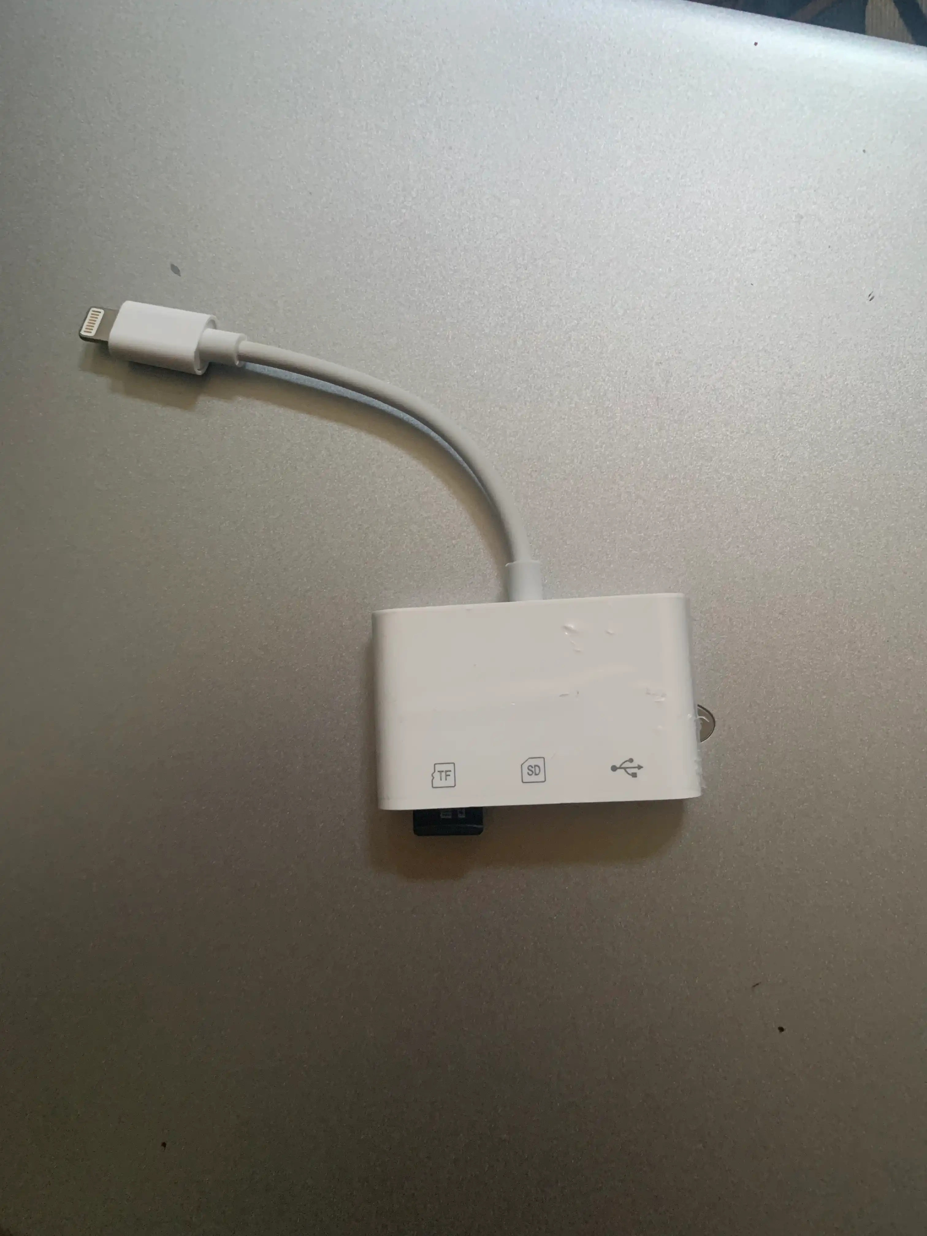 Xotira kartasini o'quvchi SD TF 3 si 1 Apple iPhone uchun OTG adapteri iPad uchun karta o'quvchi