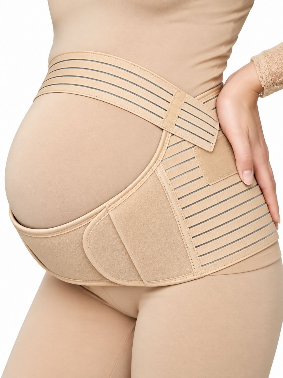 Homilador ayollar uchun bandaj, qorin va belni qo‘llab-quvvatlovchi, sozlanadigan belbog‘ - 