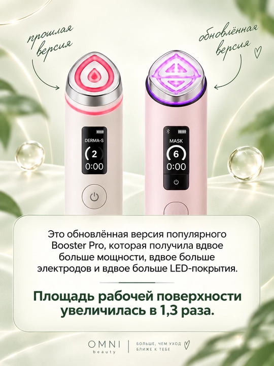 Микротоковый массажер Medicube AGE-R Booster Pro и Booster Pro 2х  для лица