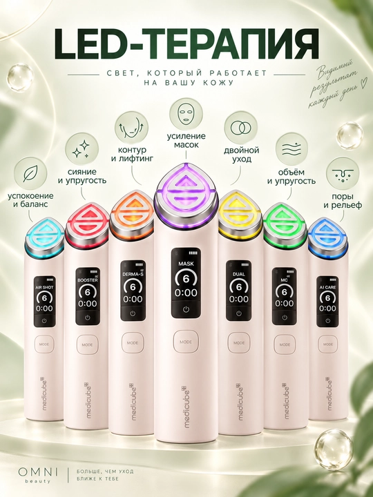 Микротоковый массажер Medicube AGE-R Booster Pro и Booster Pro 2х  для лица