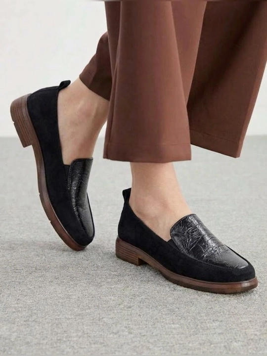Ayollar tuflisi, mokasin, loafer, ayollar oyoq kiyimi, klassik tufli, bej tufli, ish uchun - 