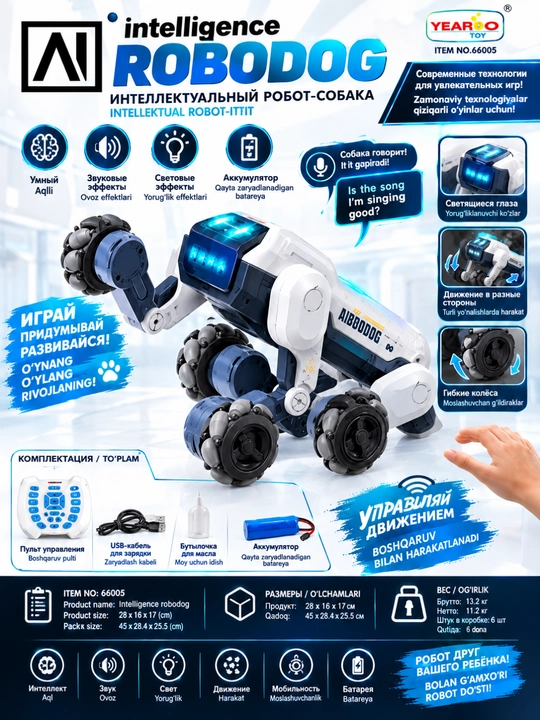 Robot it, robot-it, aklli oyinchoq, aqli oyunchoq, pultli mashina