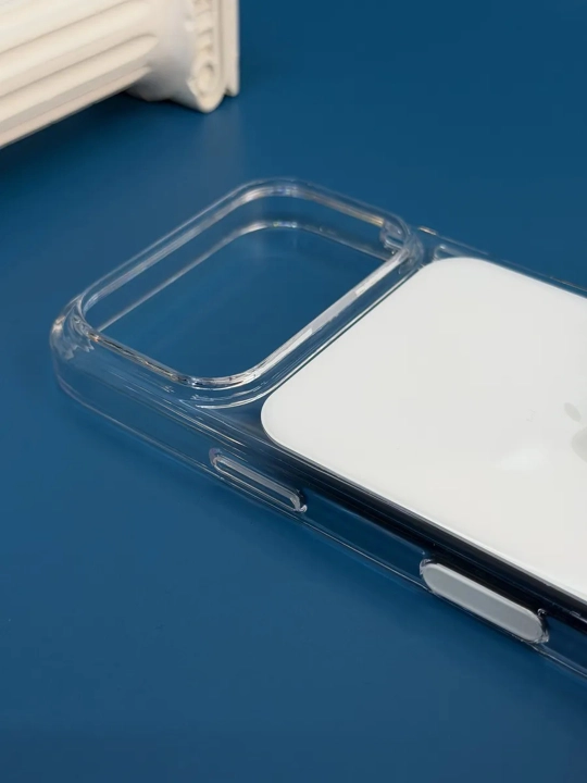 Чехол для iPhone 17/18 Pro / 17/18 Pro Max Clear Case MagSafe, прозрачный, защита камеры