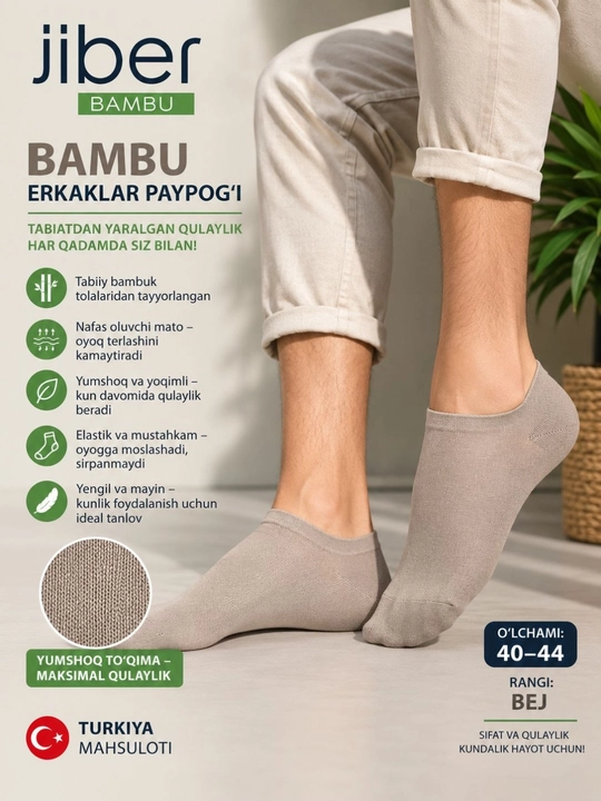 Erkaklar uchun sifatli paypoqlar - 