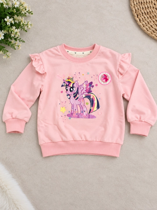 Qizlar sviteri, pushti коfta, bolalar kiyimi, unicorn коfta, qizcha коftasi